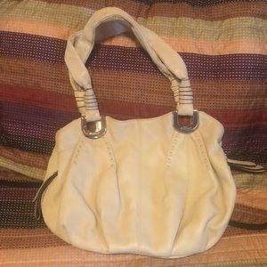Leather B Malsowsky taupe cream purse, gorgeous